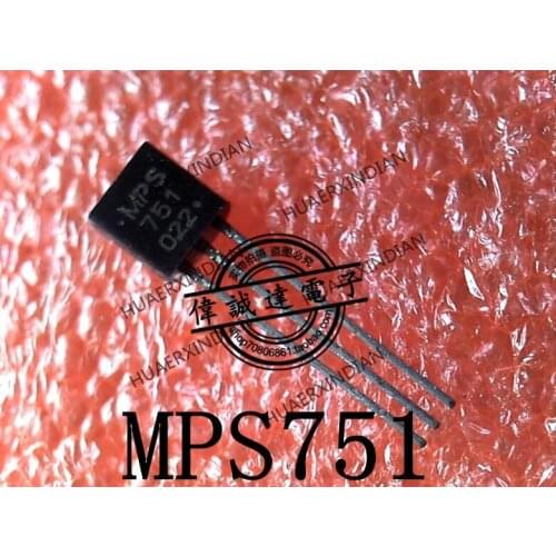 1Pieces New Original MPS751ZL1G MPS751G MPS751 TO-92 In Stock Real Picture
