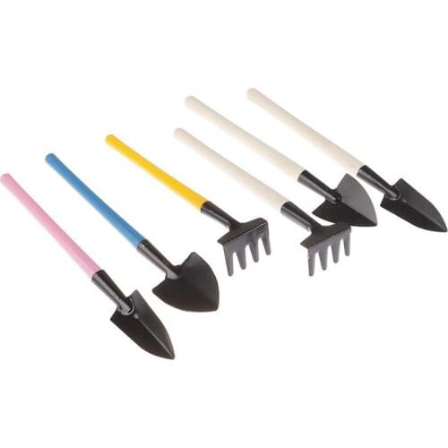 3pcs/Set Three-piece Shovel Rake Planting Tools Combination Home Gardening Tool Set Balcony Home-grown Mini Digging Suits