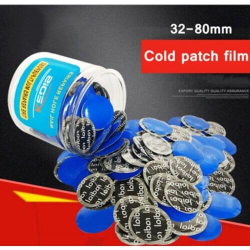 32mm-80mm Tubeless Tire Repair Car Bike Motorcycle Tools Cold Tire Patch Film Bike Parts Accessories Cycling 200/150/80/36pcs