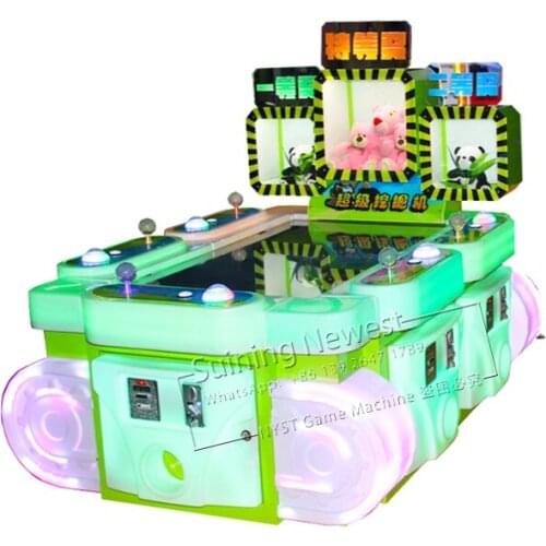 5 Players Amusement Claw Machine Entertainment Coin Operated Games Tickets Redemption Kids Excavator Arcade Game Machine