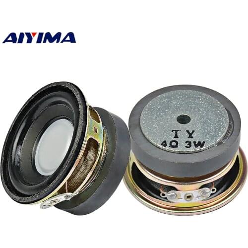 AIYIMA 2Pcs 52mm Audio Portable Speakers 4Ohm 3W Music Tweeters Loudspeaker DIY For Bluetooth Speaker Home Theater Sound System