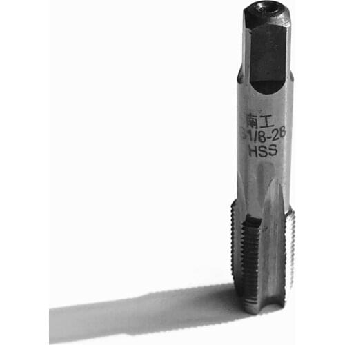 Free shipping 1pc HSS 55 degree G1/8"-28 HSS BSP Parallel British Standard Pipe Tap hss machineTaps right hand
