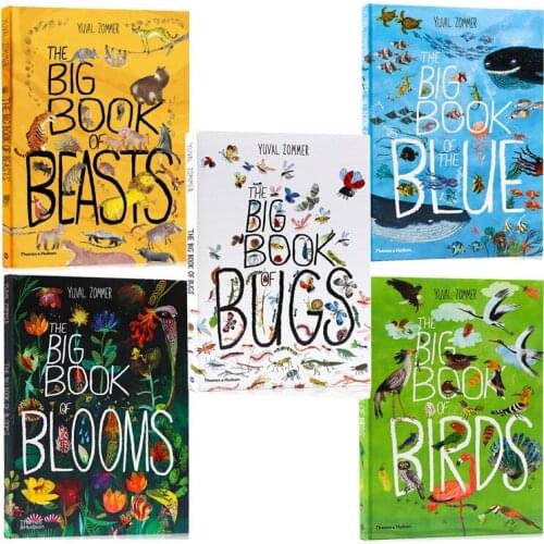 The Big Book of English original manga book english natural science big book art big picture book hardcover 5 volumes comic book