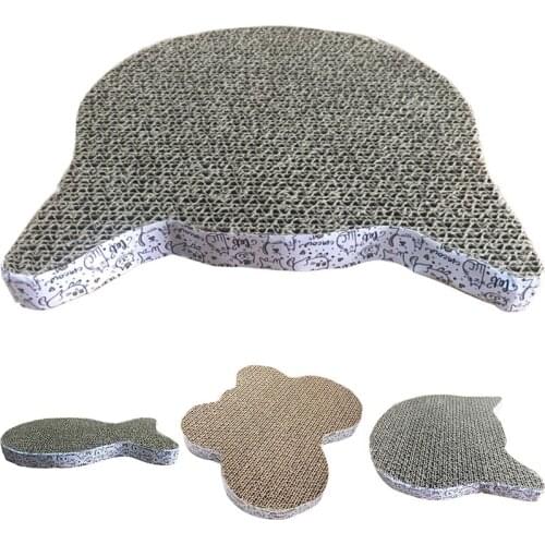 Cats Grinding Scratching Post Wear-resistant Claw Grinder Nail Scraper Mat Kitten Corrugated Paper Pad Cat Scratch Pad Pet Toy