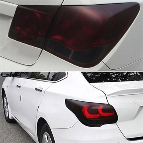 Car-Styling Matt Smoke Light Film Car Black Matte Tint Headlight Taillight Fog Light Vinyl Wrap Film Lamp Tinting Decals