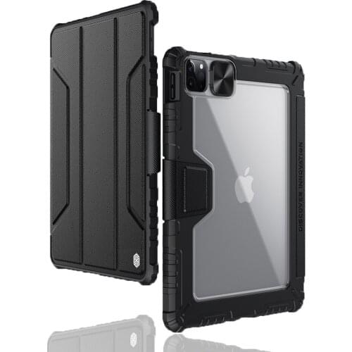 Multifunction Magnetic Flip Case For Apple iPad Air 10.9 2020 /Air 4 /Pro 11 2020 NILLKIN Camera Bumper Cover Wake-up Function