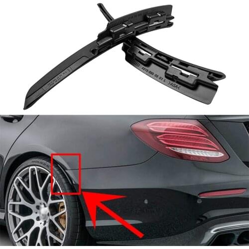 Fender Flare Extension Wheel Eyebrow Protector Lip For Mercedes W213 E200 E250 E300 E400 E53 E63 E43 AMG Line Sedan 2016-2022