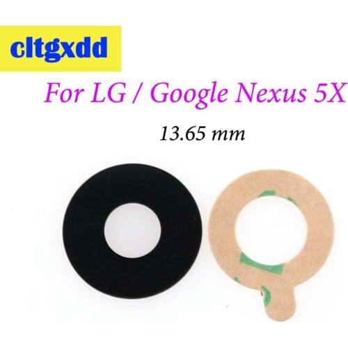 Cltgxdd New Rear Back Camera Glass Lens Cover With Adhesive For LG Google Nexus 5 / 5X Glass Cover Replacement Parts