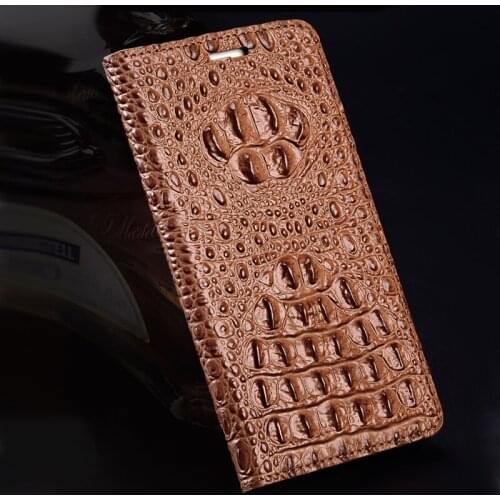 The New Genuine leather flip phone case For iphone 12 Pro max Crocodile texture 360 Protection cover for iphone 11 x xr xs max