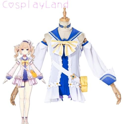 Hot Game Genshin Impact Cosplay Barbara Summertime Sparkle Costume Carnival Halloween Dress Cartoon Swimsuit Barbara Cosplay