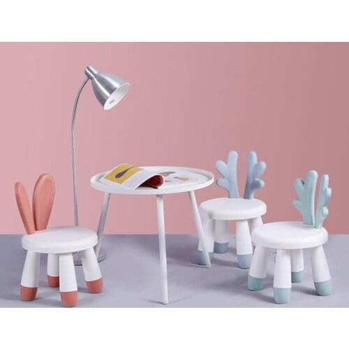 New Home Chair Children Stool Footboard Indoor furniture Childrens Stool Toy Sofa Stool Children Chair Cute Pet Rabbit Chair WF