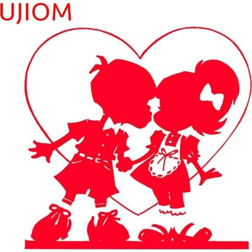 UJIOM Love Heart Sticker Room Decor Wallpaper Bathroom Switch Panel Waterproof WallStickers Home Decoration Decal Toilet Sticker