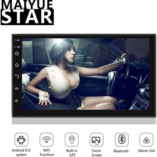Maiyue star 7 inch 2din car MP5 Android 8.0 universal multimedia video player GPS navigation WIFI Bluetooth car radio no DVD