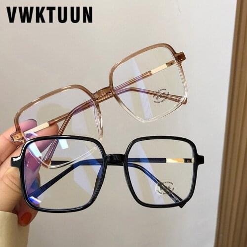 VWKTUUN TR 90Anti Blue Light Glasses Square Optical Frames Women Men Blue Light Blocking Glasses Big Reading Computer Glasses