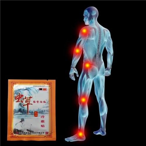 Neck/Joint Analgesic Plaster Cordyceps Pain relief Patch medical Muscle aches pain relief patch muscular fatigue plasters