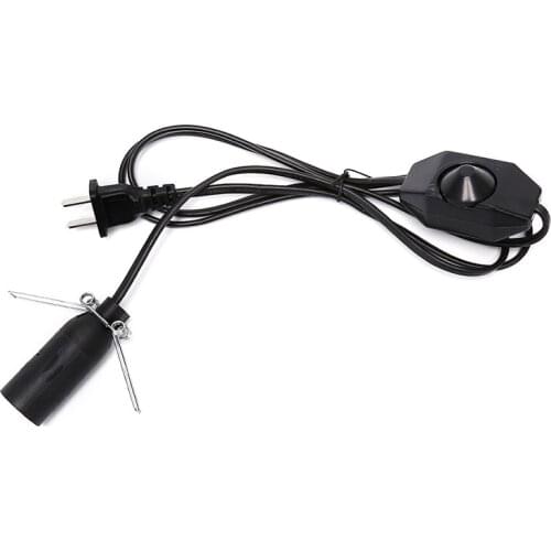 1Pc hot sales 1.5M Salt Lamp Dimmer Control Switch Power Cable Cord E12 Socket US Plug