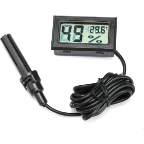1pc Flushbonading Mini LCD Digital Electronic Thermometer Hygrometer Indoor Temperature Humidity Meter Sensor Instruments