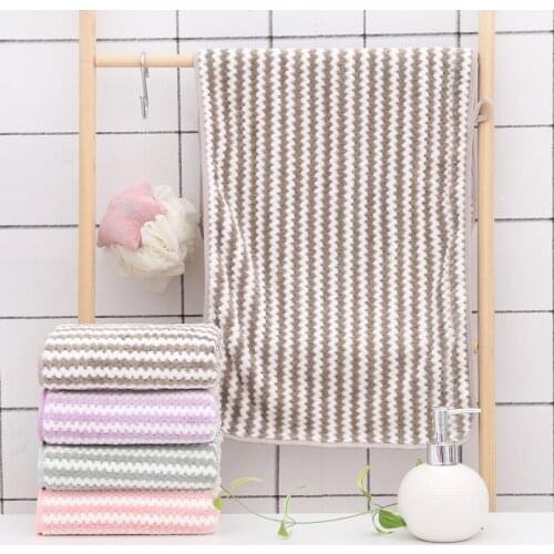 2pcs Turkish microfiber towel cotton fabric sterilized pink secret adult bath towel