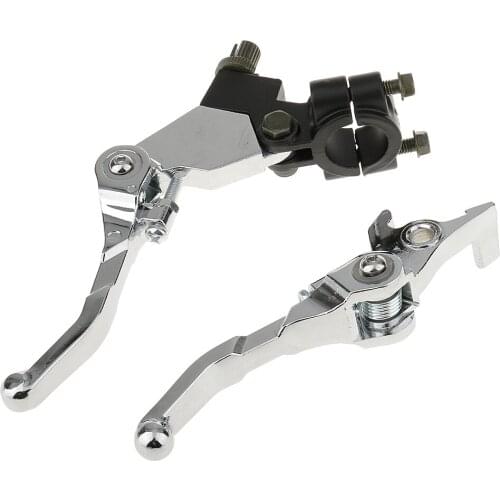 2x 22MM CNC Handlebar Protector Brake Clutch Lever Guard Proguard Motorcycle