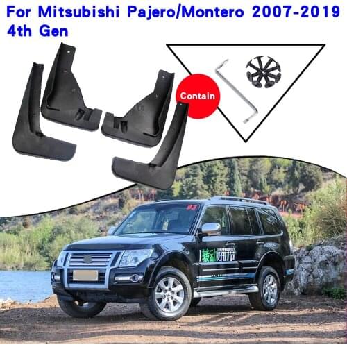 Car Fender Accessories For Mitsubishi Pajero Montero 2019~2007 Mudguards Splash Guards Fender Mudflaps Car Fender Mud Flaps