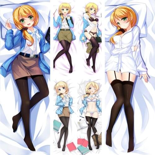 Japan Anime Dakimakura Pillow cover NEW HORIZON Characters Assistant Language Teacher Ellen Baker Hugging Body throw PillowCase