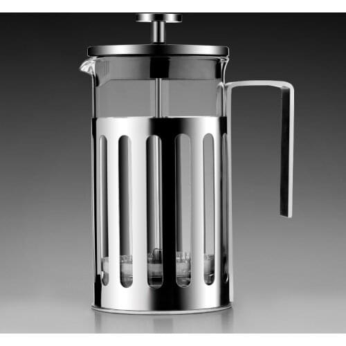 Filter pressure teapot tea maker 304 stainless steel high temperature resistant glass coffee pot method pressure pot