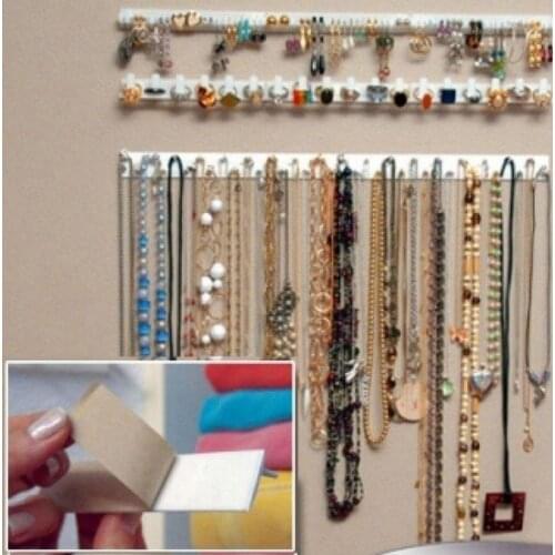 9PCS Adhesive Jewelry Hooks Wall Mount Storage Holder Organizer Display Stand держатель для украшений Jewelry Storage