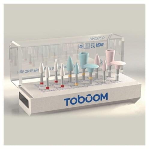 12pcs/set Dental Polishing Kit for Composite Resin Oral Polisher Grinder RA0312D