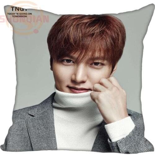 New Lee Min Ho Pillowcase Wedding Decorative Pillow Case Customize Gift For Pillow Cover 35X35cm,40X40cm(One Sides)