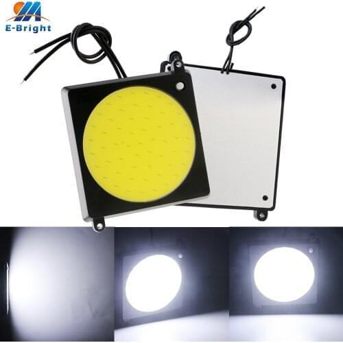 10pcs DC 24V to 80V Super bright COB 56 SMD Light Panel Board White Car Truck Steamer Auto Interior Dome Reading Map Lamp 1100LM