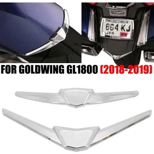 Motorcycle chrome front and rear mudguard decorative cover strips for Honda Gold Wing GL1800 GL1800 F6B 2018-2019