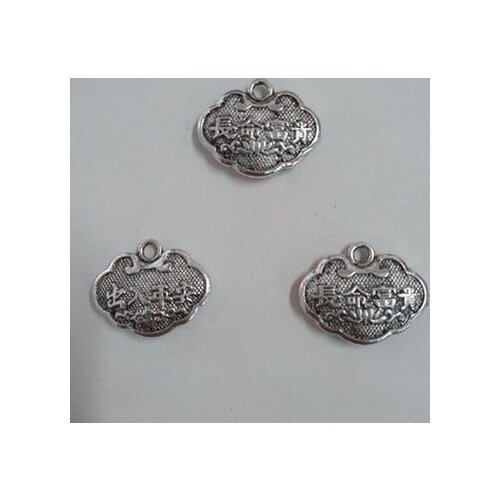 Zinc alloy pendant jewelry accessories diy handmade material charms Small peach heart