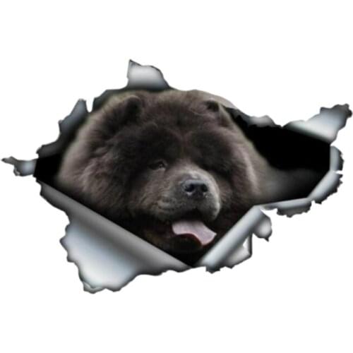 Torn Metal Personalized Waterproof Decal Car Sticker Notebook Truck Motorcycle Bumper Animal 3D Auto Parts PVC 13*8cm