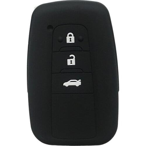 Key fob case keyless cover RAV4 2020 silicone 3 button Camry for toyota Levin Corolla S-CVT Avalon IZOA Camry key shell holder