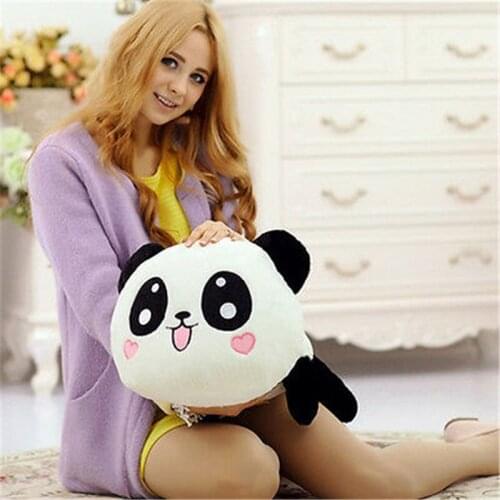 Cute Plush Doll Toy Pillow Stuffed Animal Panda Soft Pillow Cushion Bolster Gift 20cm