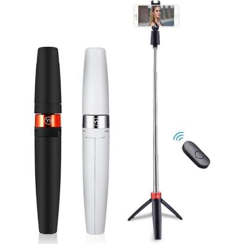 Mini Foldable Tripod Selfie Stick Stand Bluetooth Remote Control Selfie Stick For iPhone 12 Pro Max Samsung Tripod Phone Bracket