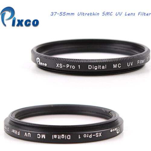 Pixco 37mm/43mm/46mm/40.5mm/49mm/55mm Ultrathin SMC UV Digital Multi Coated Lens Filter