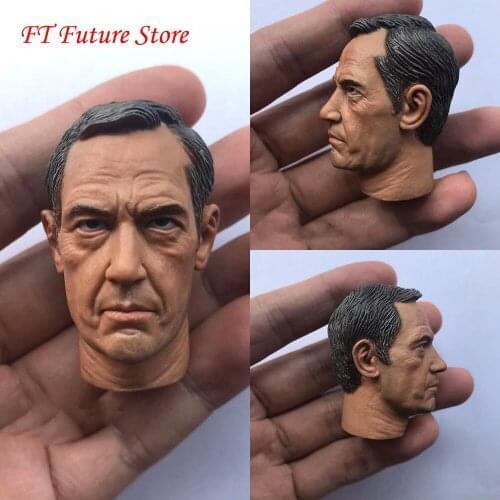 In Stock 1/6 Male Figure Tom Hollander Head Sculpt Carved Ciaran Hinds The Lost City of Z Accessory Model for 12'' Body