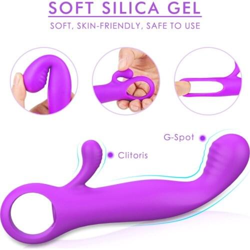 Rabbit Vibrator USB Rechargeable Dildo Sex Products 9 Speed G-spot Body MassageVibrator Female Masturbator Sex Toys for Women