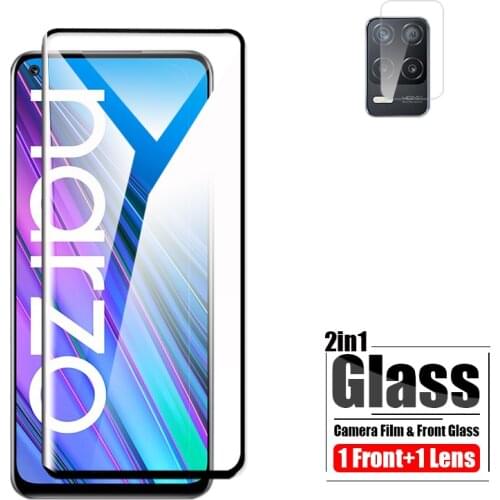 Protective Glass For Oppo Realme Narzo 30 Pro 5G Glass Screen Protector On Realme Narzo 30A Narzo30 Camera Lens Tempered Film