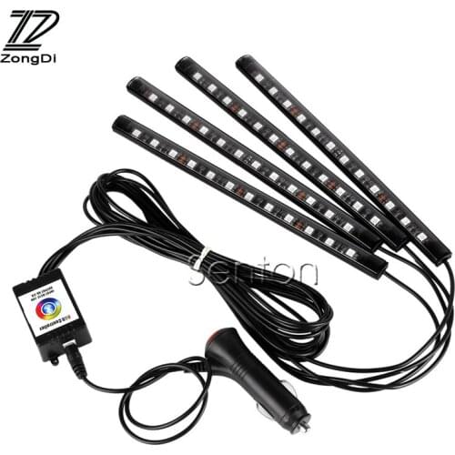 ZD Car Atmosphere Neon Lamp Light For Kia Rio 3 Ceed Toyota Corolla 2008 Avensis C-HR RAV4 Mazda 3 6 cx7 Android ios APP Control