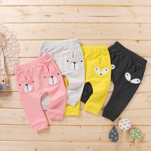 Winter Baby Clothes Boys Toddler Leggings Solid Bottoms Clothes Children Cute Animal Long Pants леггинсы для мальчиков E1