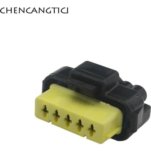 2 Sets 5 Pin FCI Female Waterproof Automotive Electrical Wiring Harness Connector 2.8mm Plug 3126684T6 With Seals And Terminal