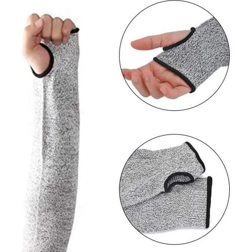 1Pc Level 5 HPPE Cut Resistant Anti-Puncture Work Protection Arm Sleeve Cover Anti-cut Wear-resistant Arm Protection Cover