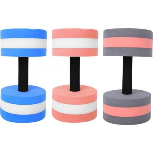 1pc Water Foam Floating Dumbbell Swimming Pool Water Dumbbell Weight Automatic Float Dumbbell Barbell Swim Fitness Dumbbell
