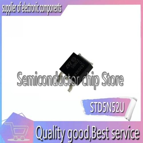 10pcs/lot STD5N52U D5N52U New stock TO-252 525V 4.4A