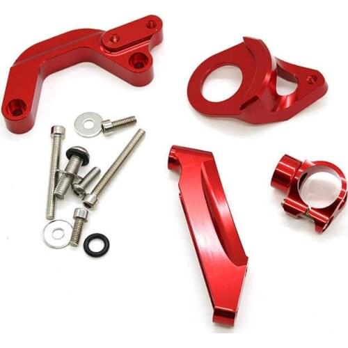 Aluminum Motorcycle Adjustable Steering Stabilizer Damper Mounting Bracket Support Kit For Suzuki GSXR1000GSXR 1000 K9 2009-2015