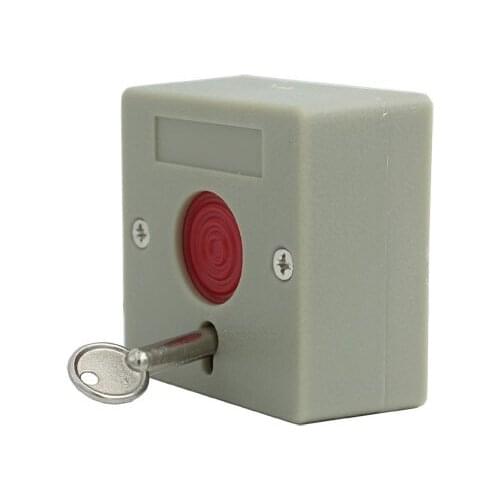 Emergency button plastic switch alarm emergency alarm switch with key