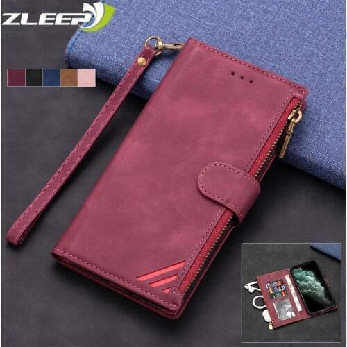 Zipper Wallet A51 A71 A21S Case For Samsung Galaxy A31 A41 A81 A91 A50 A70 A20 A30 A10 M10 S E A40 Flip Leather Card Phone Cover