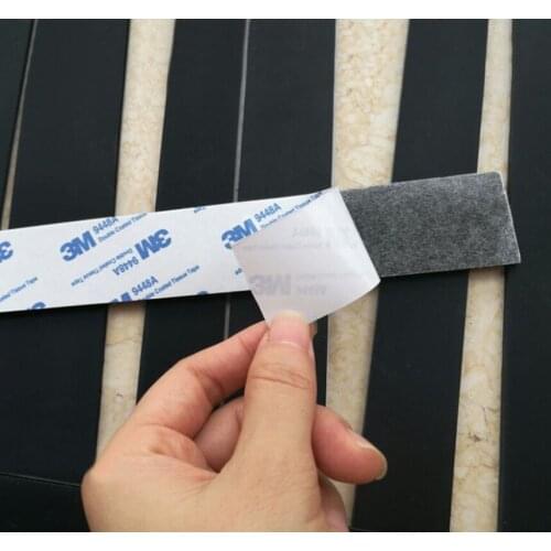 Black Square Silicone Rubber Strip Pad 6*6*1.5mm 60*15*3mm Self Adhesive Seal Gasket Thickness 0.7mm 1mm 1.5mm-4mm